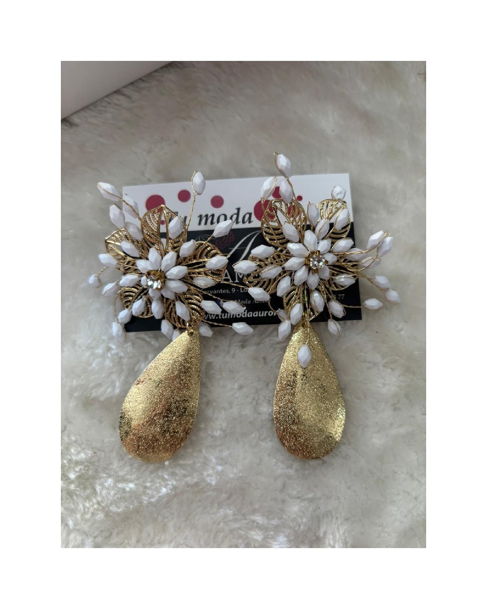 4264 Dorado Pendientes Jazmin