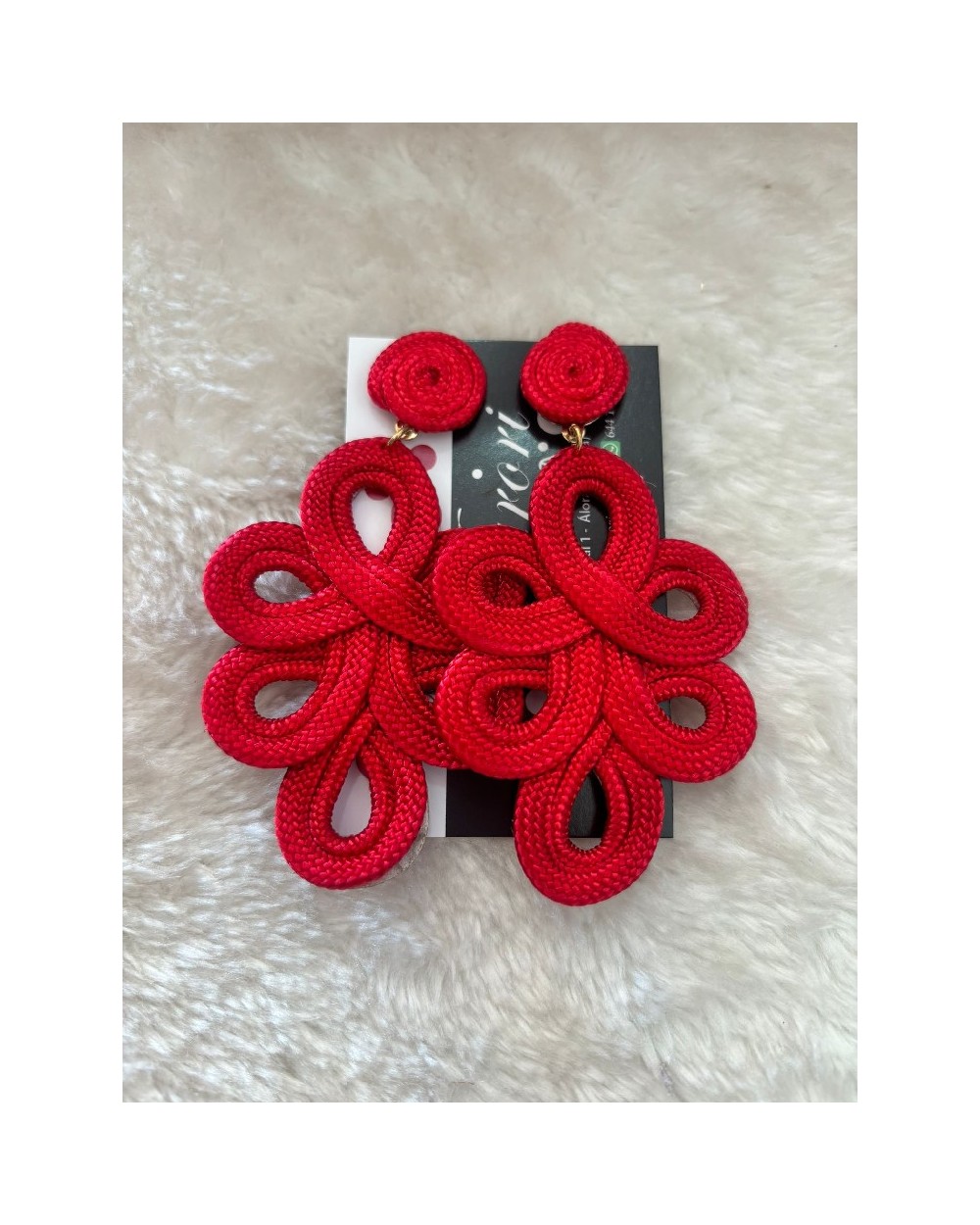 4314 Rojo Pendientes Relio