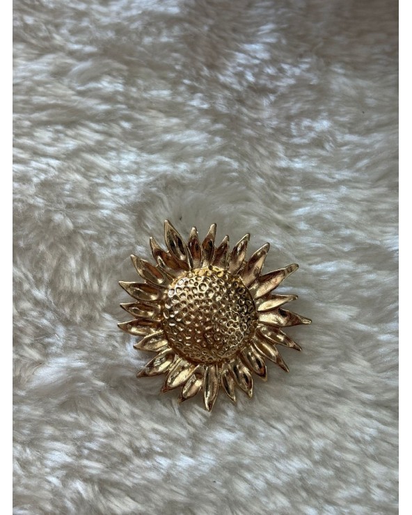 4322 Dorado Broche Girasoles