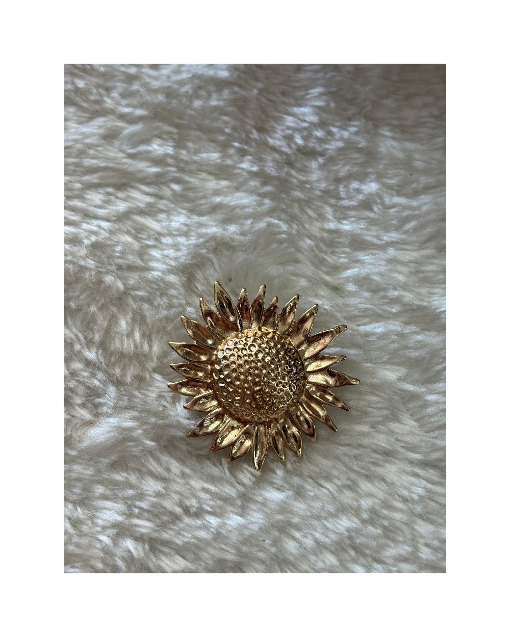 4322 Dorado Broche Girasoles