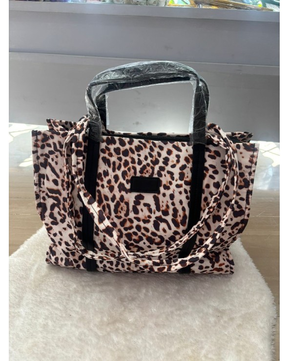 4337 Beige Bolso Print