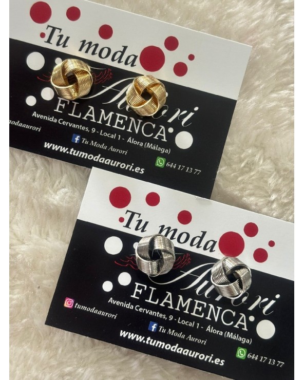 4411 Plata Pendientes Maica