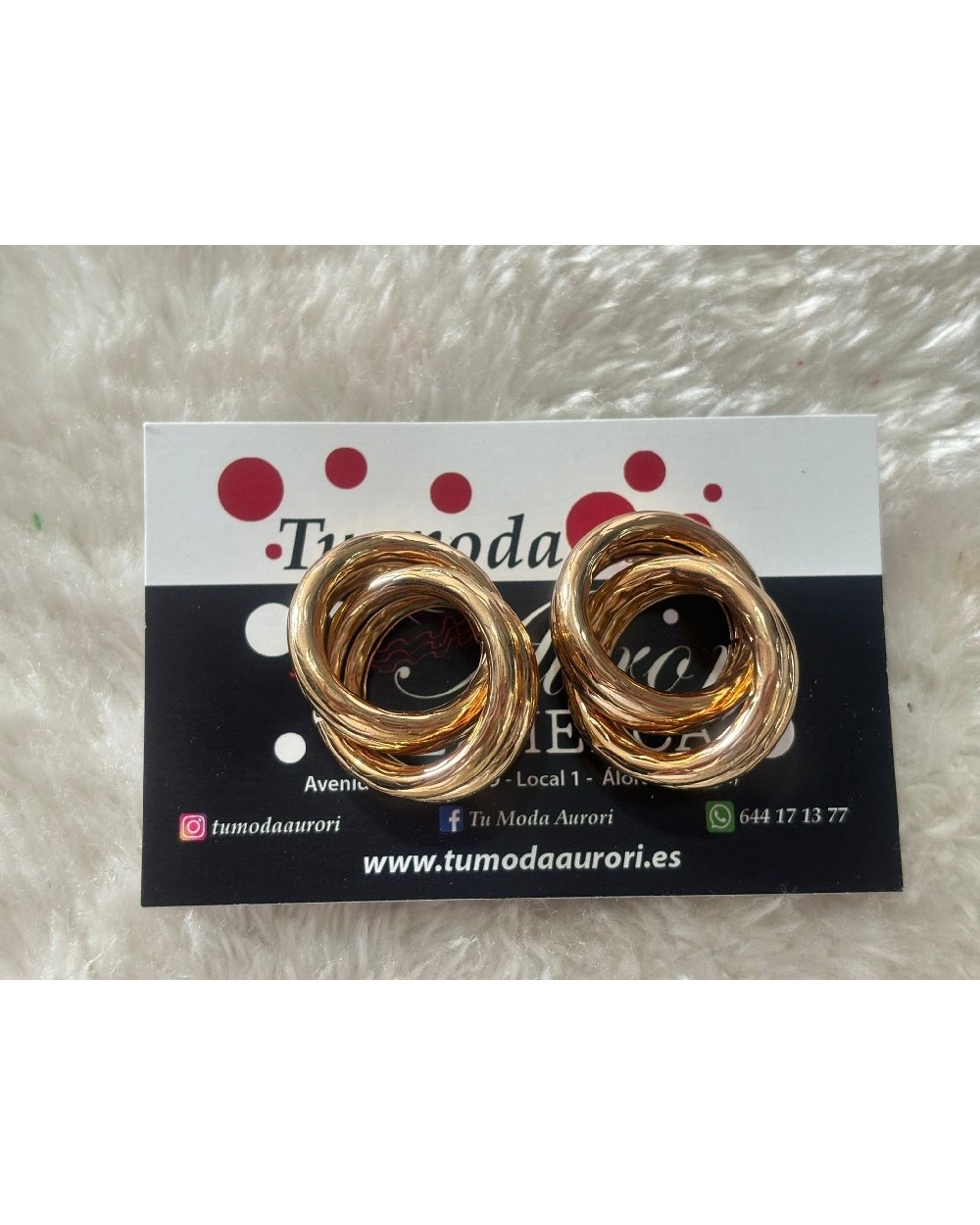 4412 Dorado Pendientes Dafne