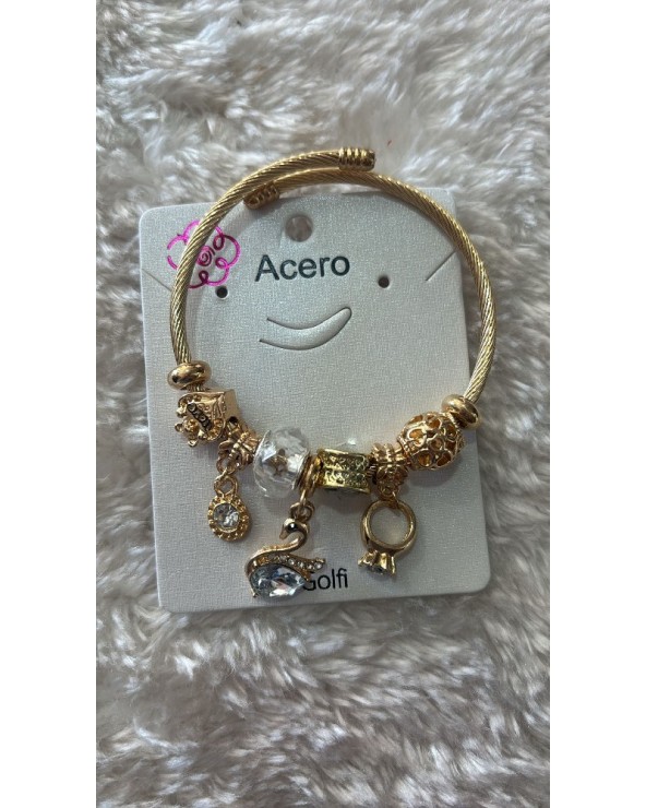 4426 Dorado Pulsera Cisne