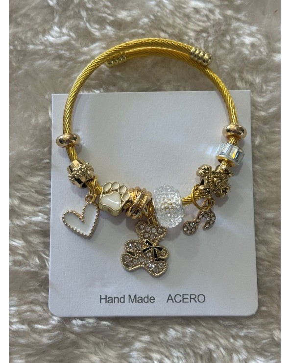 4427 Dorado Pulsera Oso