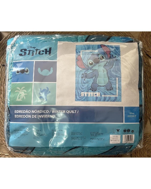 4636 Azul Edredon Nordico Stich