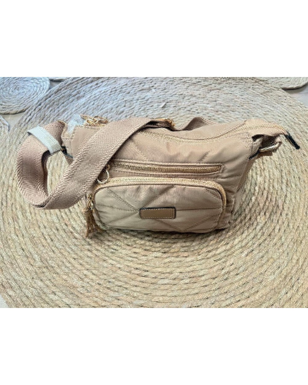 4663 Beige Bolso Yop