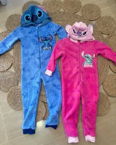 4691 Azul Pijama Stich Gorro