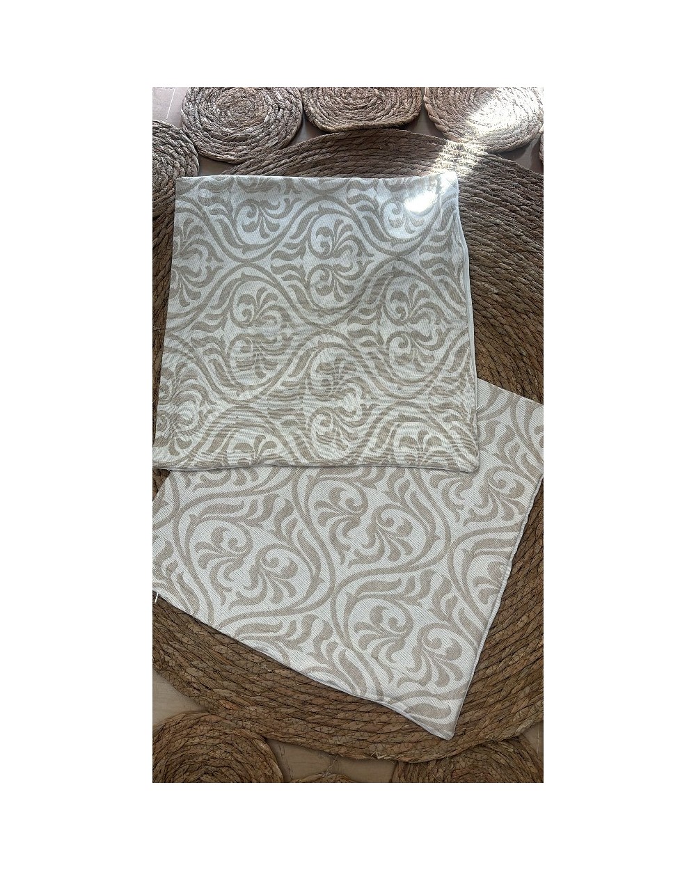 4745 Beige Funda Cojin Bali