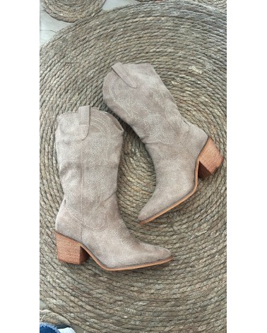 4794 Beige Botas Cabo