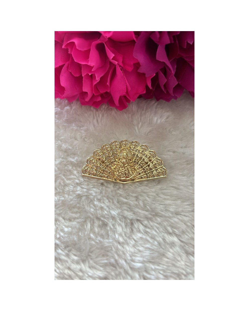4970 Dorado Broche Rocio Abanico