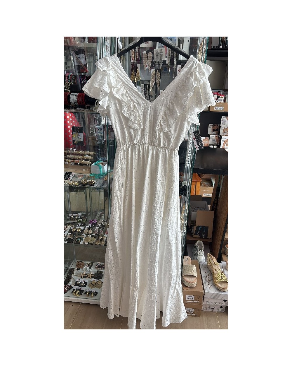 5067 Blanco V.Anastasha Perforado Flamenca