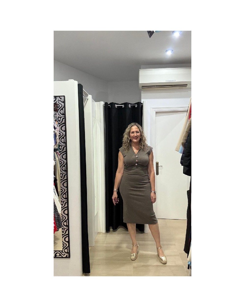 5080 Camel Vestido Leo