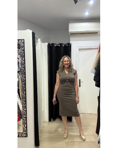 5080 Camel Vestido Leo