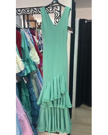 5092 V. Agua Vestido Pepa Flamenca