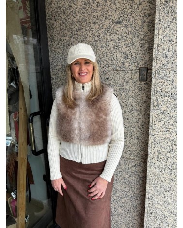 5121 Beige Sudadera Canale Pelos