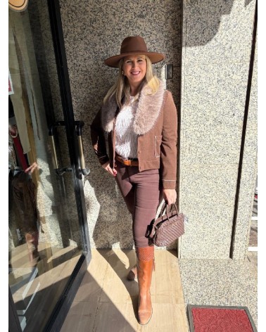 5127  Chocolate Pantalon Vivid -5kg