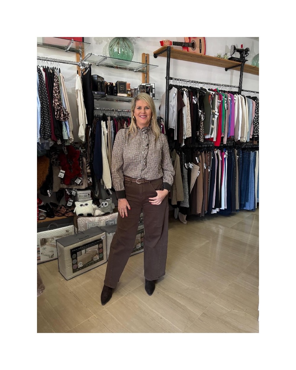 5129  Chocolate Pantalon GyG