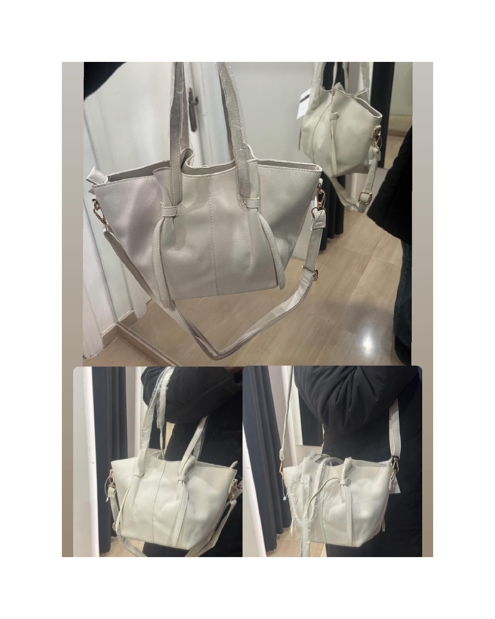 5144 Beige Bolso Tini