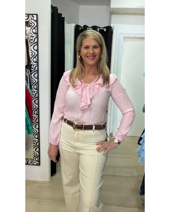 5169 Rosa Blusa Just