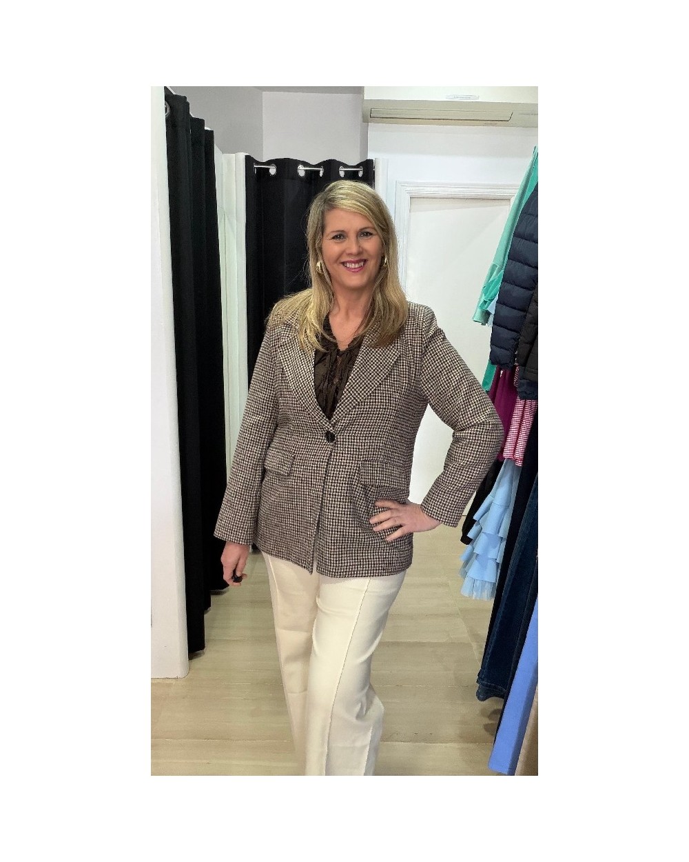 5172 Camel Americana Cuadritos 1 boton