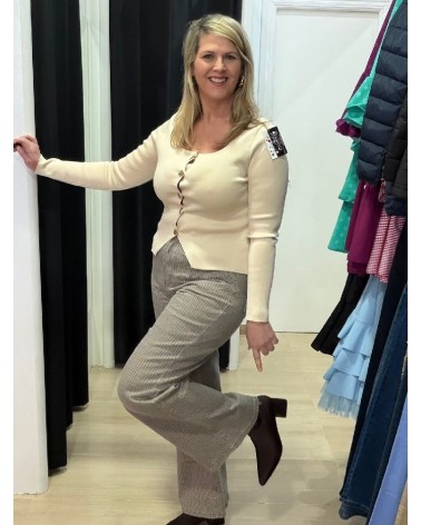 5175 Beige Pantalon Sewelly