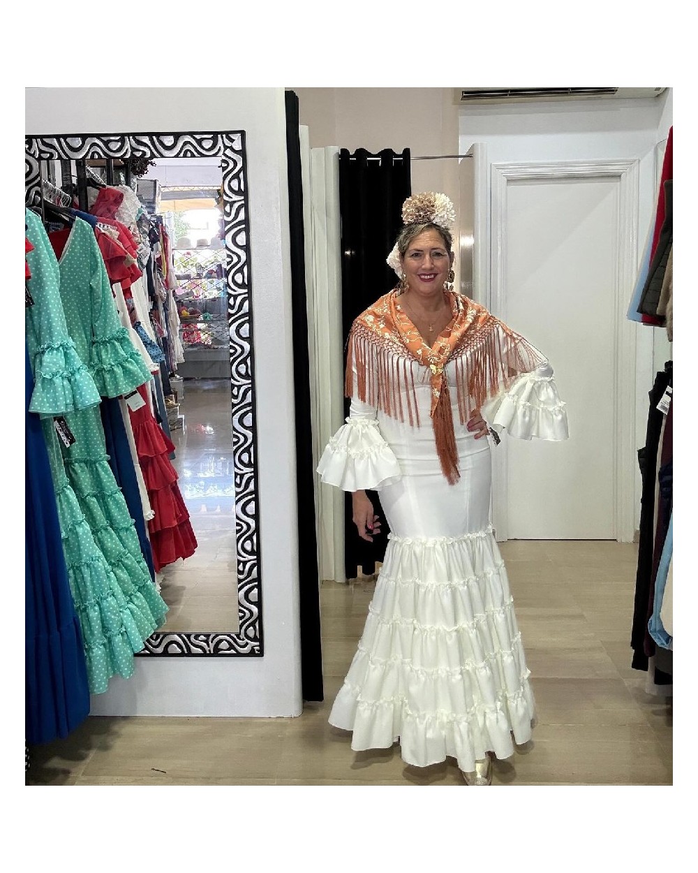 5179 Blanco V.Giralda Flamenca