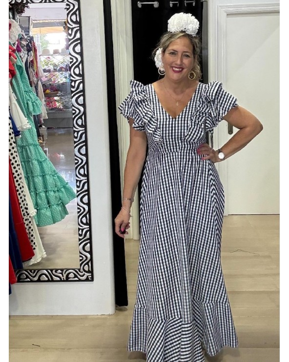 5180 A. Marino Vestido Abigail Flamenca