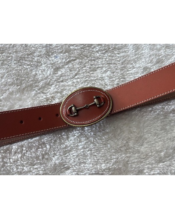 5197 Camel Cinturon Piel con filete HE0055