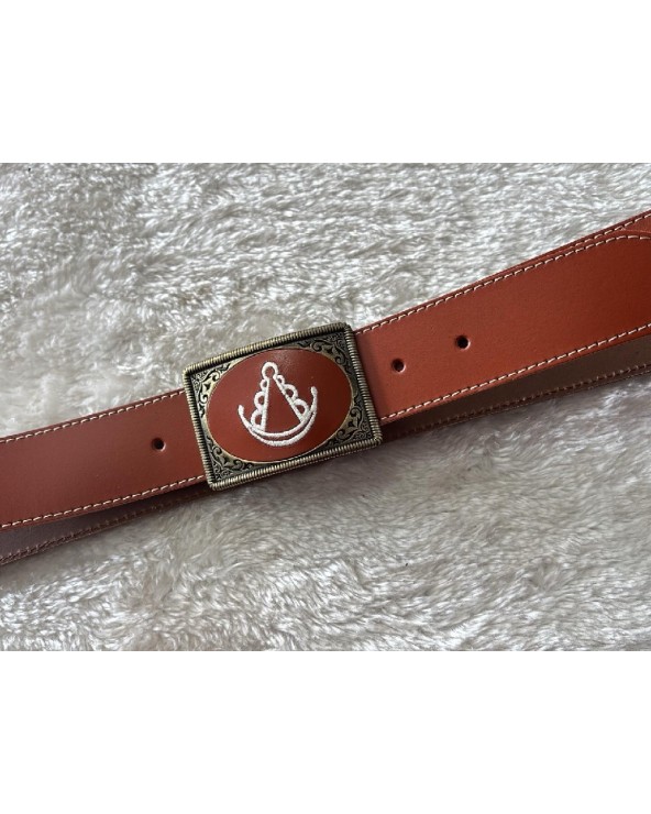 5199 Camel Cinturon Cuadrada labrada virgen HE0065