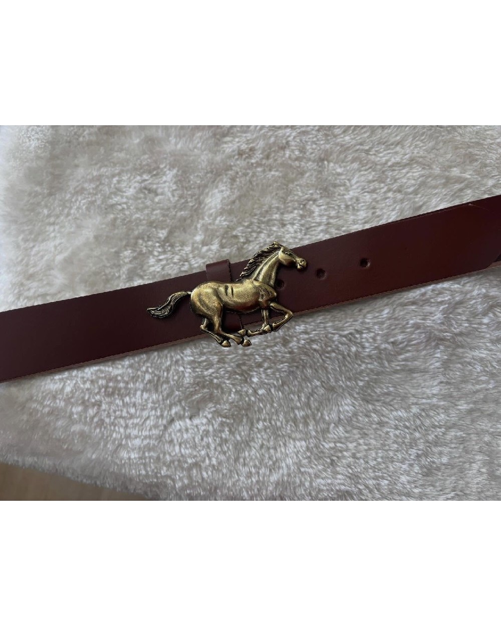 5200  Chocolate Cinturon silueta Caballo HE0017