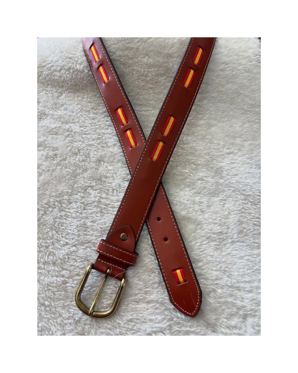 5201 Camel Cinturon Nuevo trenzado LC613191