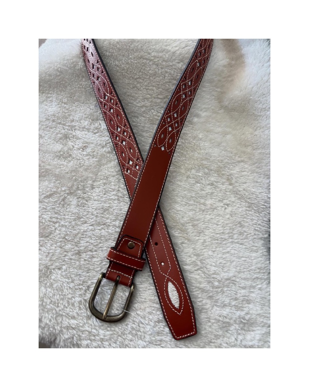 5202 Camel Cinturon Picado Caballe CJ730