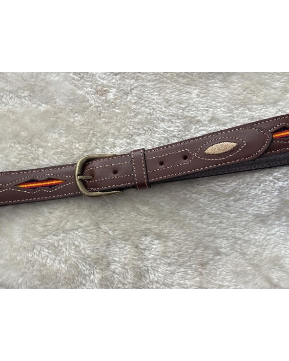 5204  Chocolate Cinturon Rombo 3.5mm LC613164