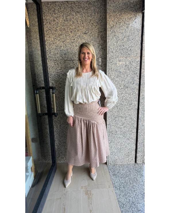 5215 Beige Blusa Michaella