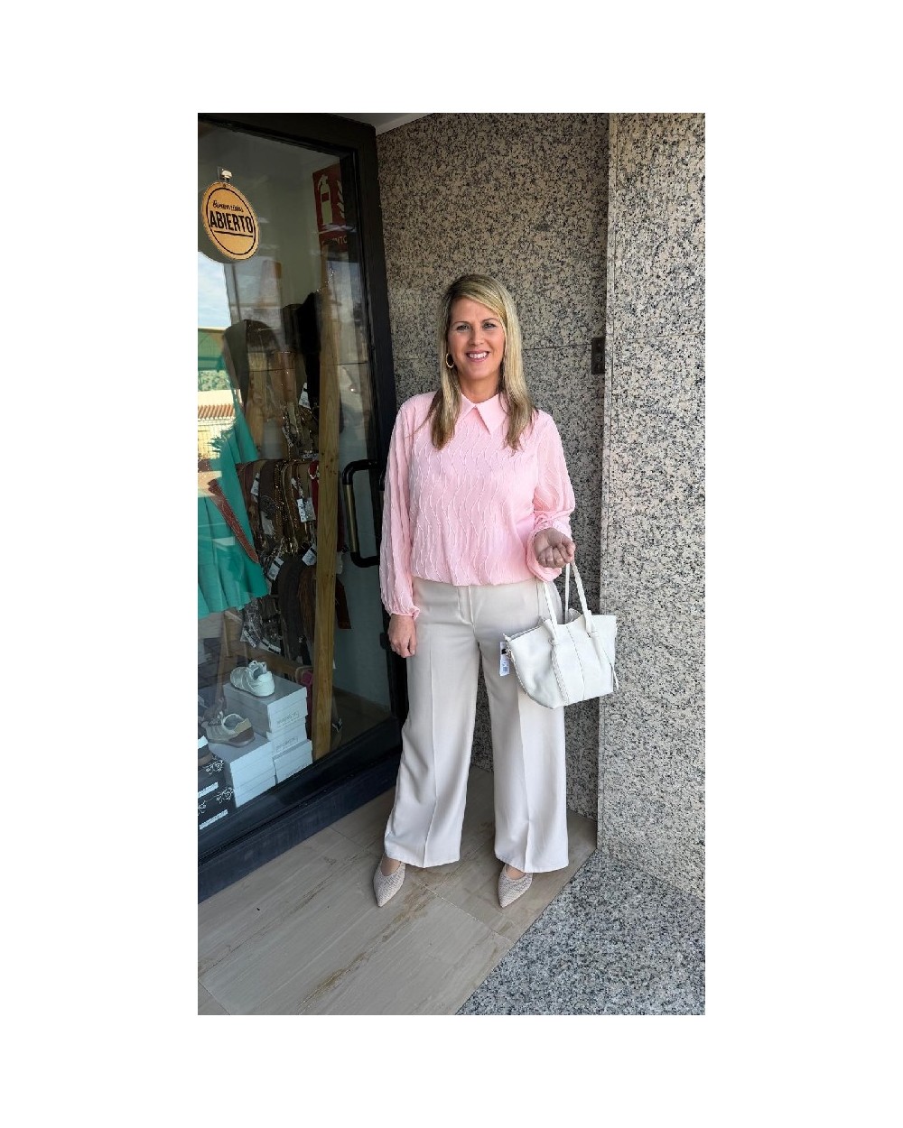 5217 Rosa Blusa relieve