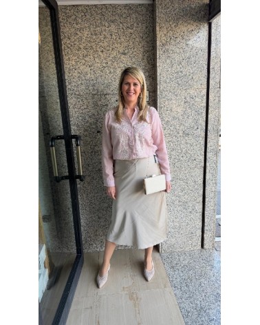 5218 Beige Falda Ezra