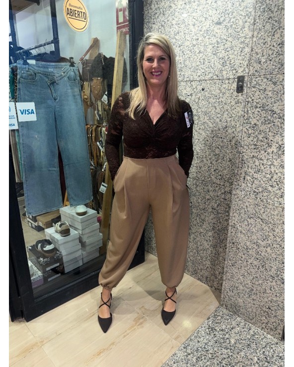 5221  Chocolate Blusa Lissit