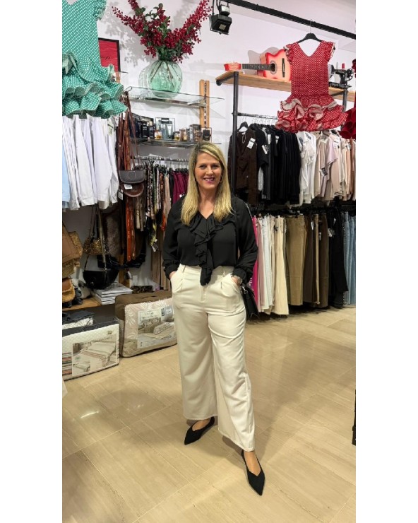 5232 Negro Blusa CIF