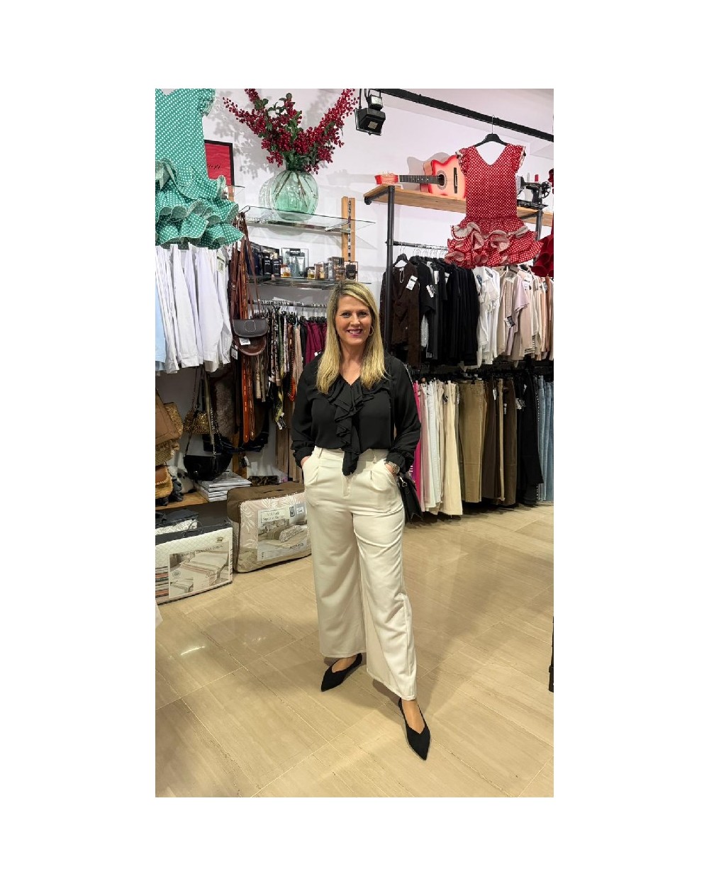 5232 Negro Blusa CIF