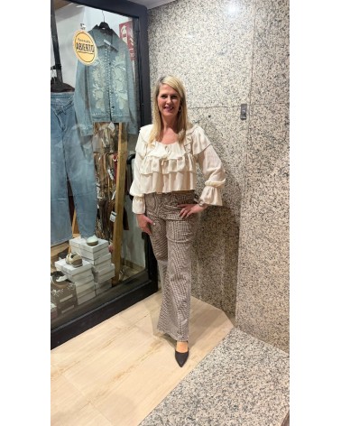 5236 Beige Blusa Fuenlabrada