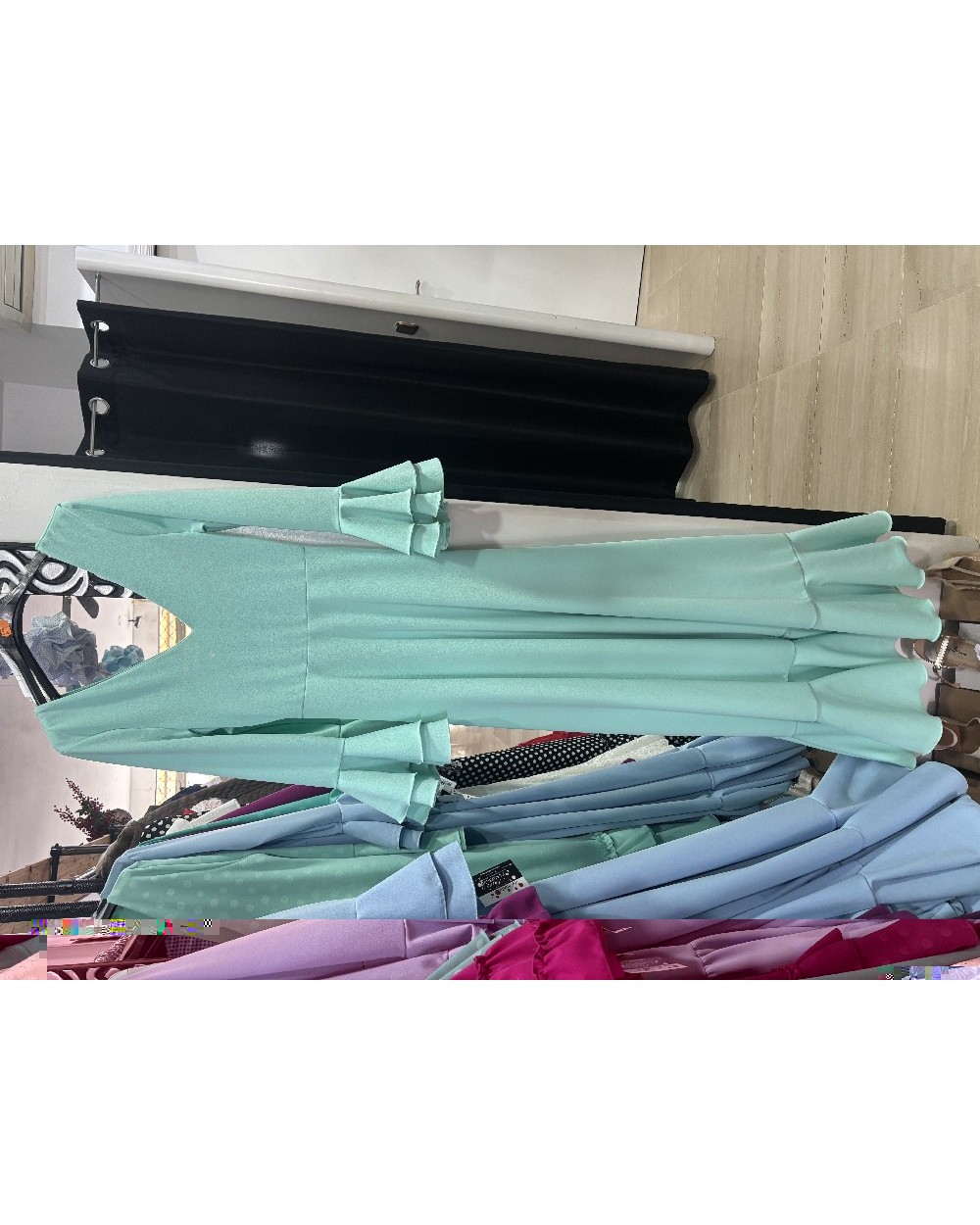 5238 V. Agua Vestido Rosala Flamenca
