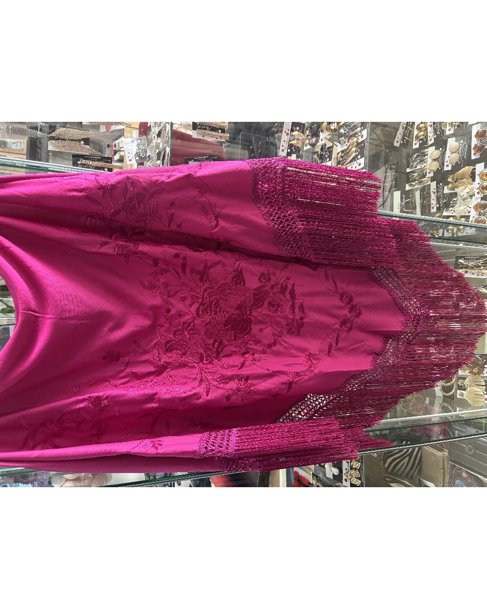 5250 Buganvilla Manton Bordado Liso