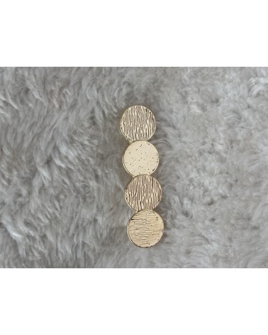 5278 Dorado Broche 4 circulos