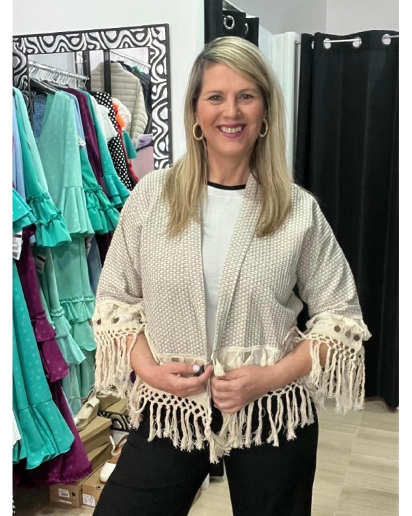 5290 Beige Kimono Sumitra