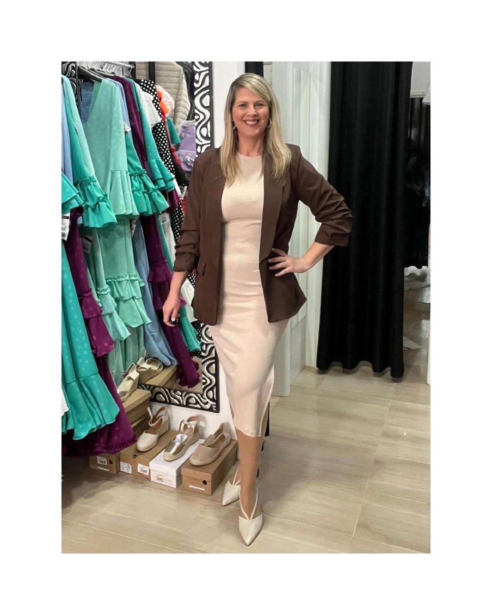 5293  Chocolate Blazer MS sin forro