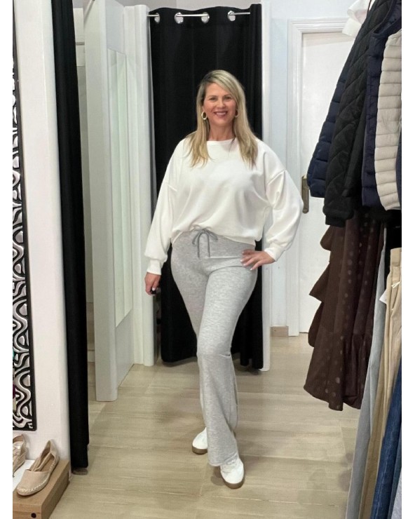 5302 Blanco Sudadera Basicona