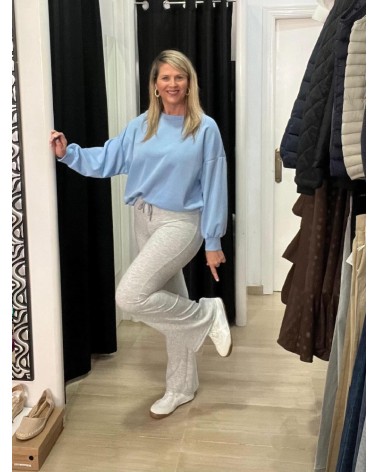 5303 Celeste Sudadera Basicona