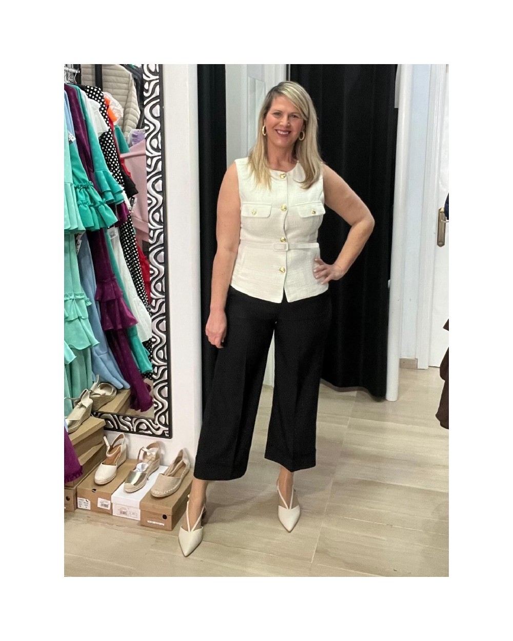 5305 Beige Chaleco Durclip