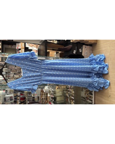 5319 Azul Vestido Carruaje Lunar flameco